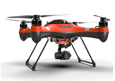 SPLASH DRONE 3+ WITH 4K CAMERA 3 AXIS GIMBAL - Crazy Shot Drones